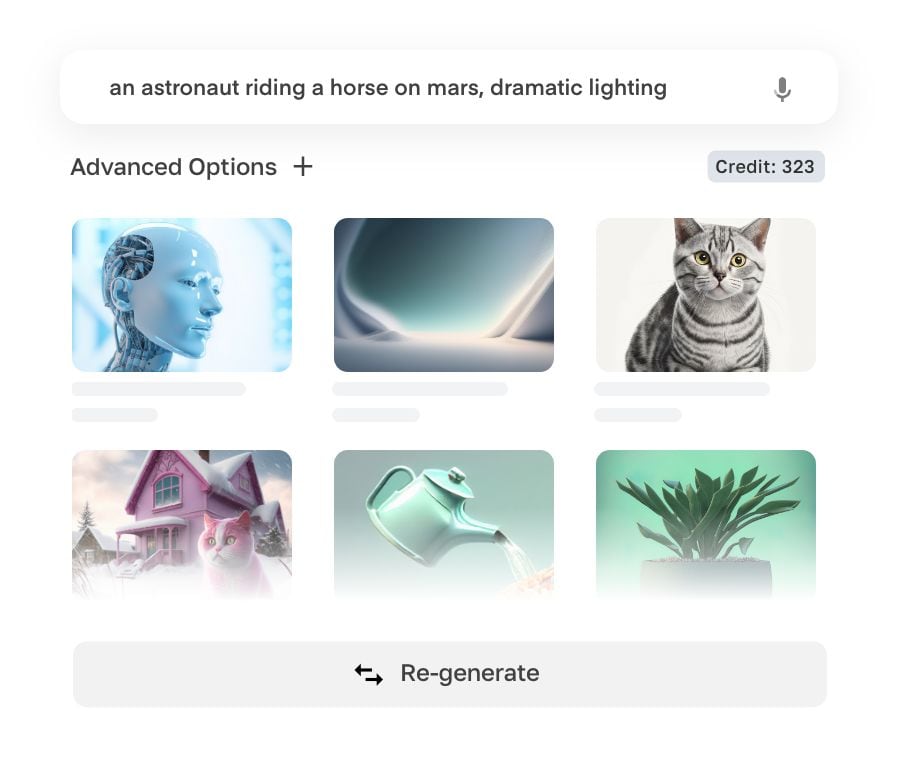 Prompt, Generate, Publish.